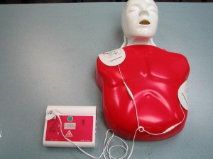 AED pad placement