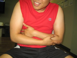 Elbow spurs in the elbow