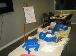 First Aid and CPR Training course with St Mark James